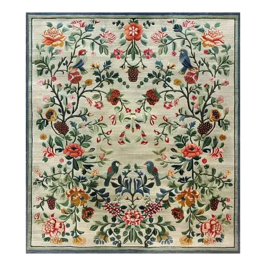 Vintage Floral Hand Tufted Rug
