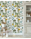 Vintage Hummingbird Chinese Style Birds Tree Branch Wallpaper