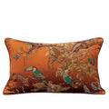 Vintage Toucan Jacquard Throw Pillow Cover