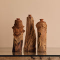 Vintage Wood Vase