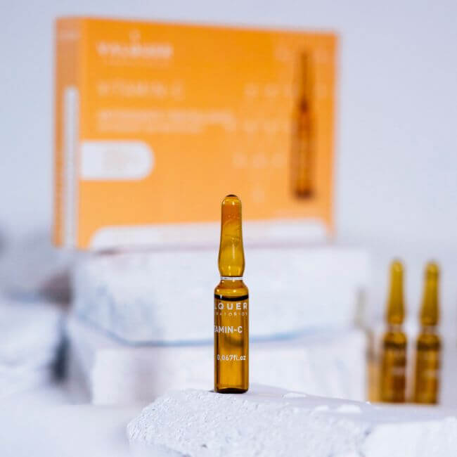 Pack Facial Vitamina C y Ácido Hialurónico - Serum 30 ml y Ampollas 5 x 2 ml
