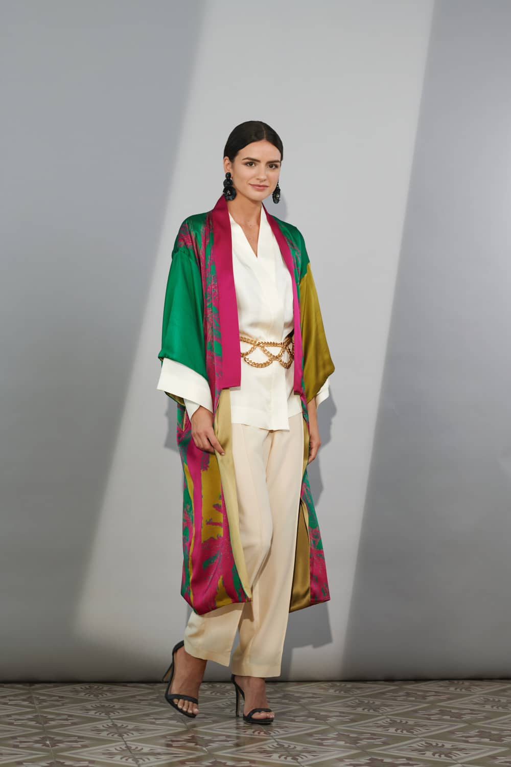 KIMONO LARGO PALMERA