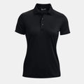 Women's Black Under Armour Polo