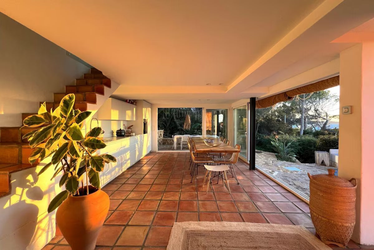 Mediterranean Seafront Ibiza Villa with Amazing Sunset Views in San Antonio