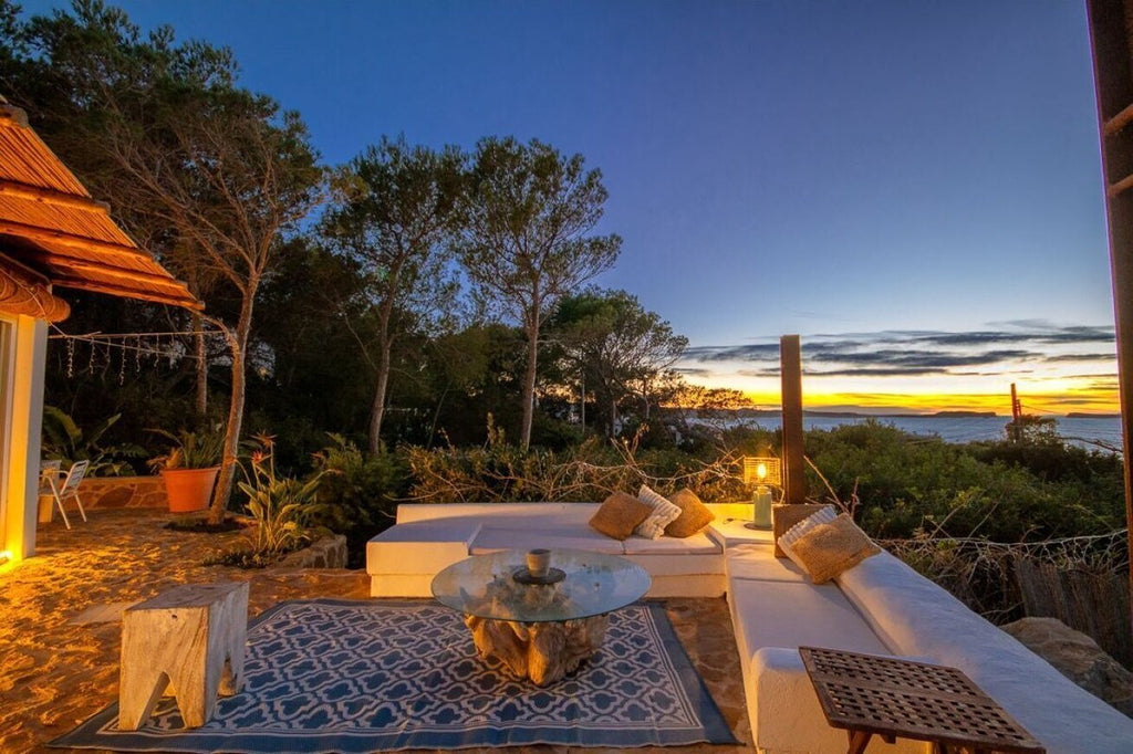 Mediterranean Seafront Ibiza Villa with Amazing Sunset Views in San Antonio