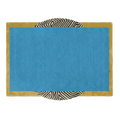 Water Earth and Sun Hand Tufted Wool Rug