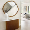 Wavy White Marble Decorative Fruit Bowl