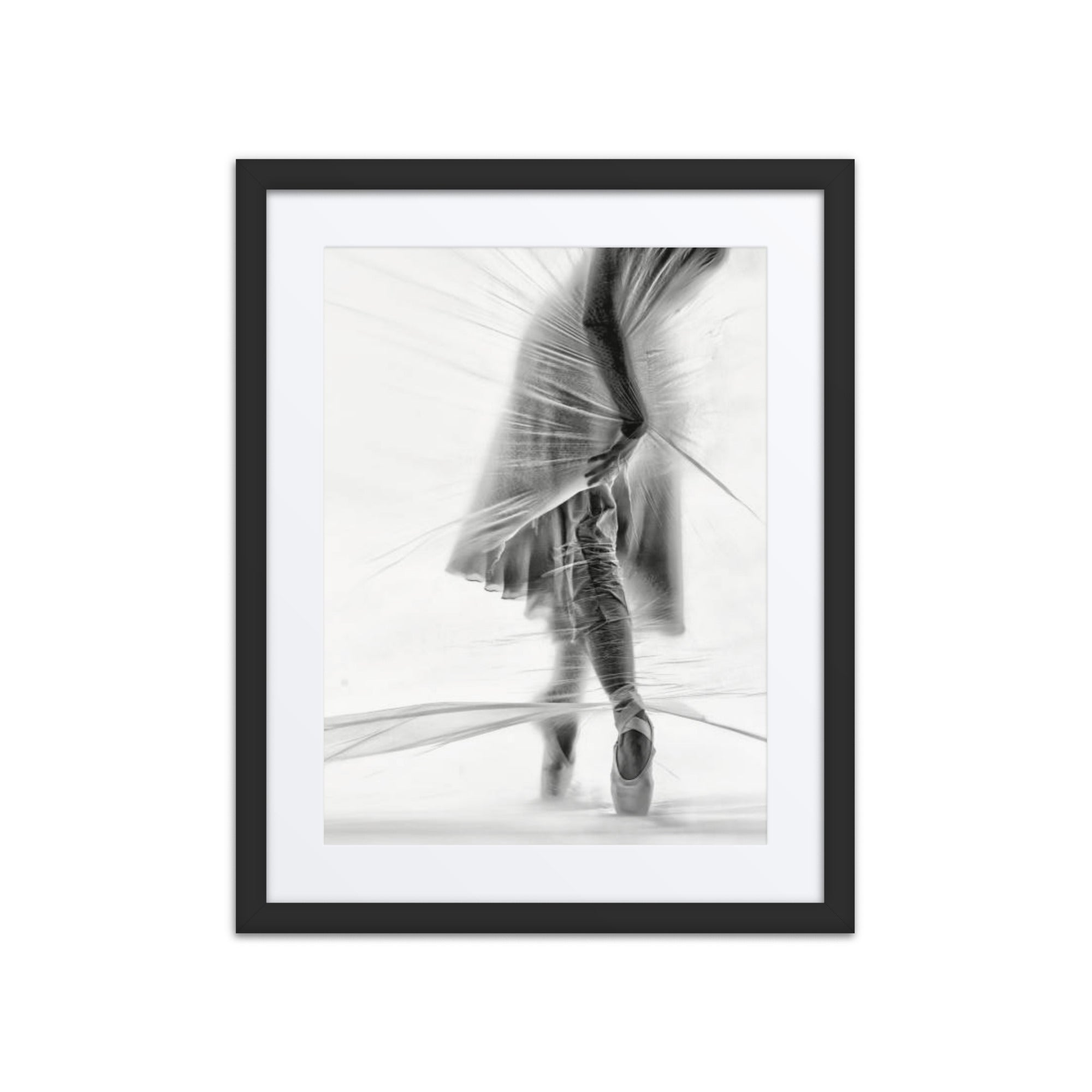 Whispered Lines | Dance-Art Framed Poster #81 (25.5" H x 21.5" W)