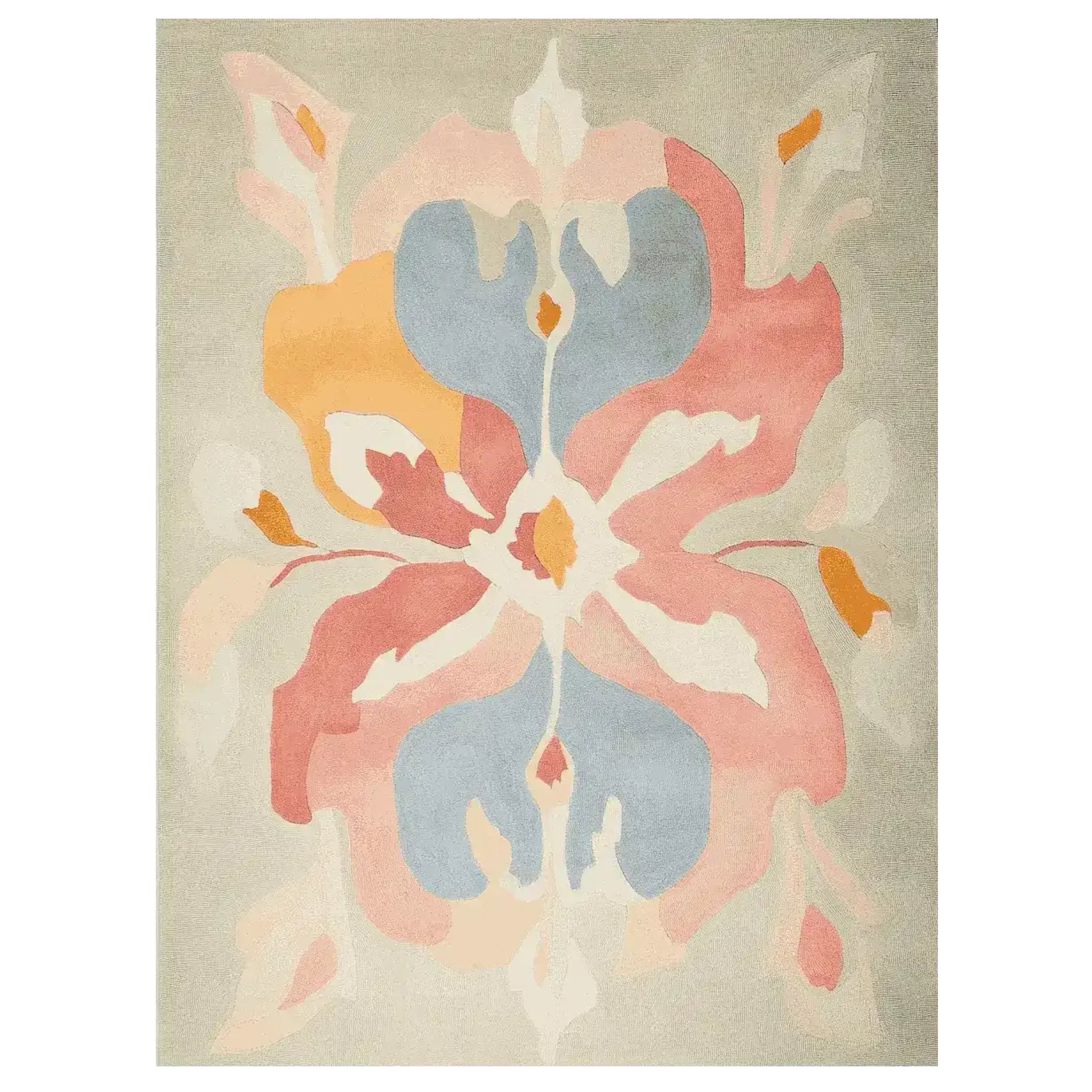 Whispering Bloom Flow Hand Tufted Rug
