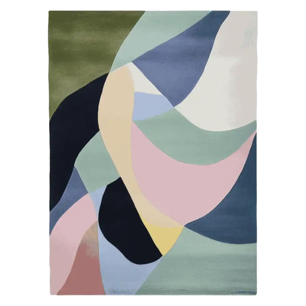 Whispering Color Flow Hand Tufted Rug