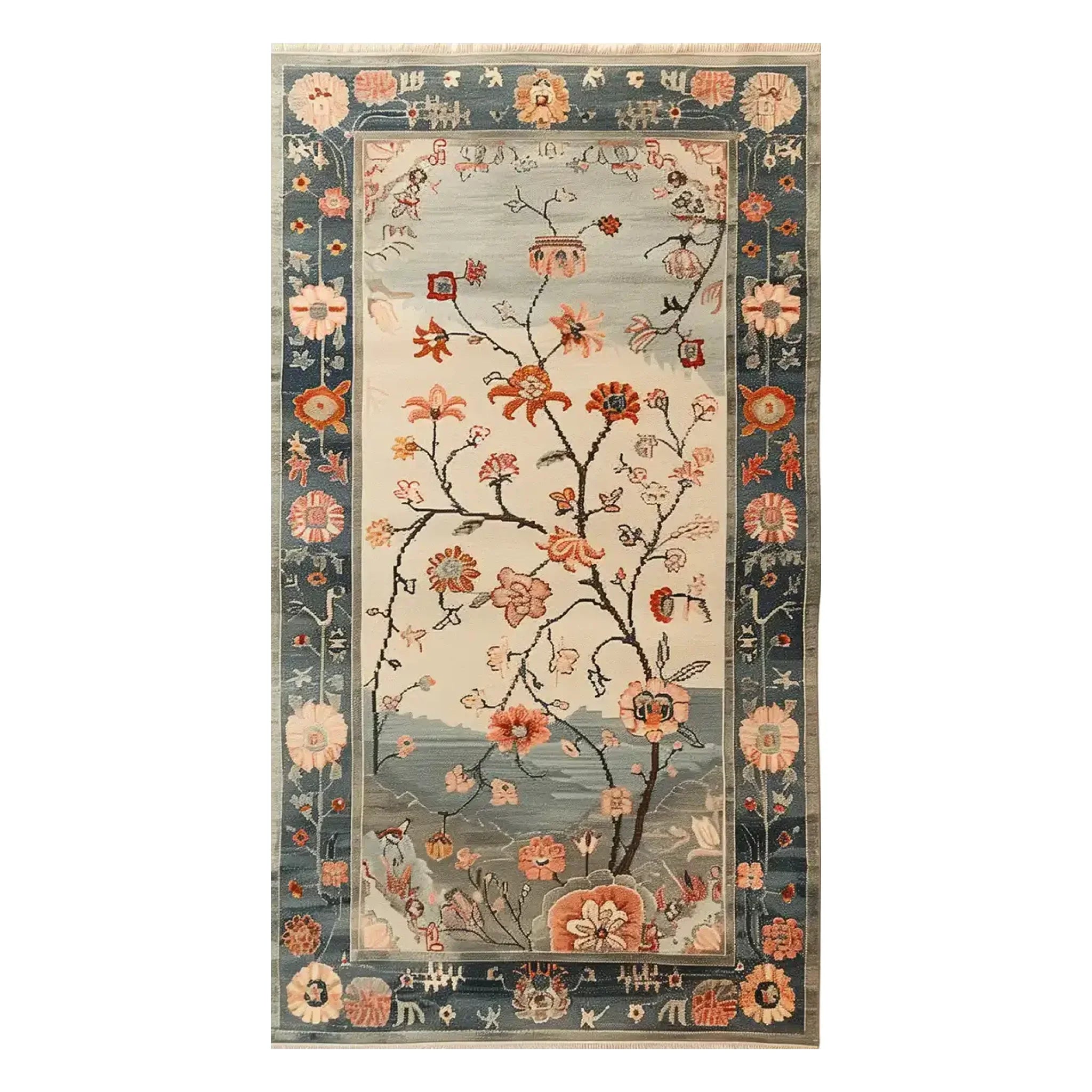 Whispers of the Dawn Knotted Wool Rug