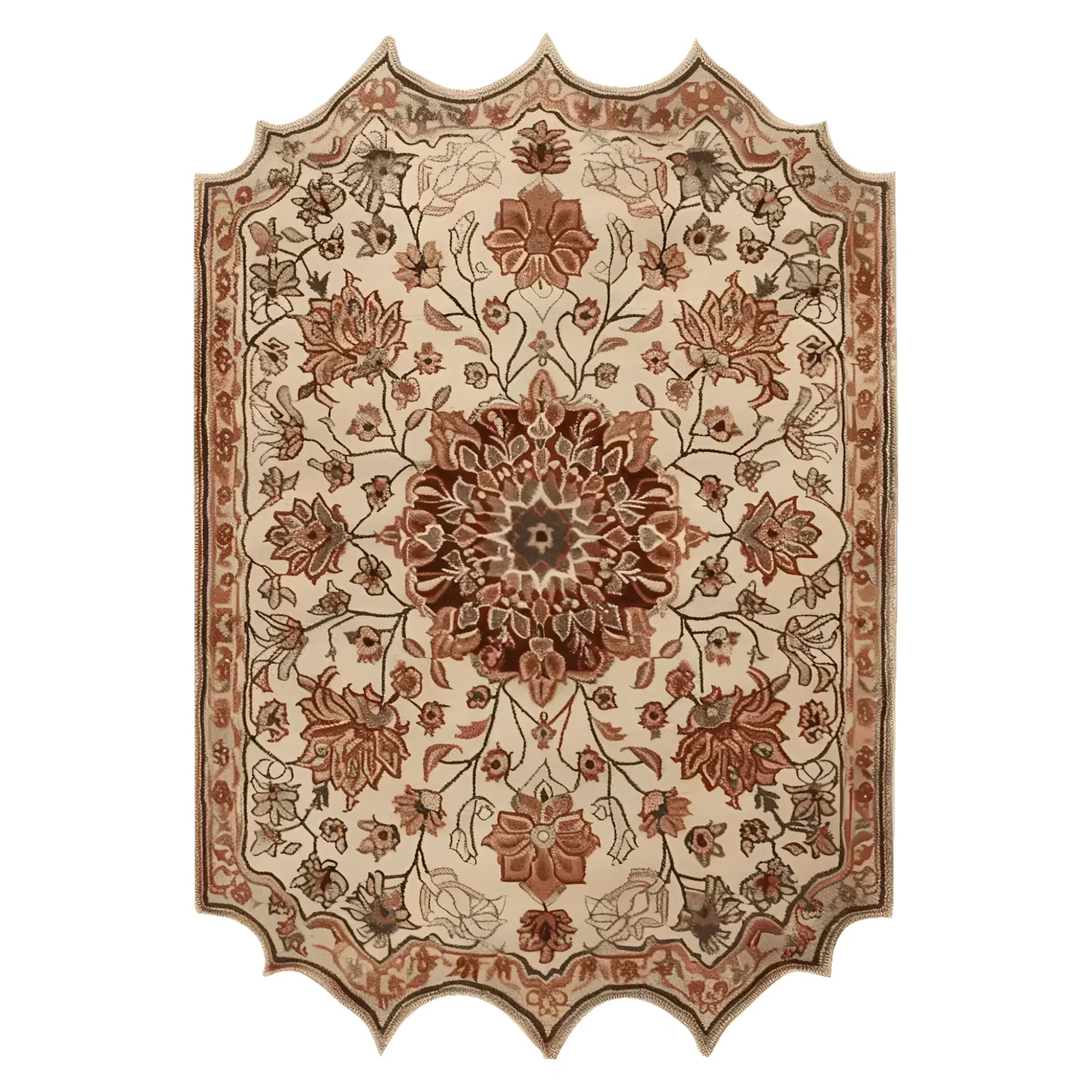 Whispers of the Persian Garden Hand Tufted Rug