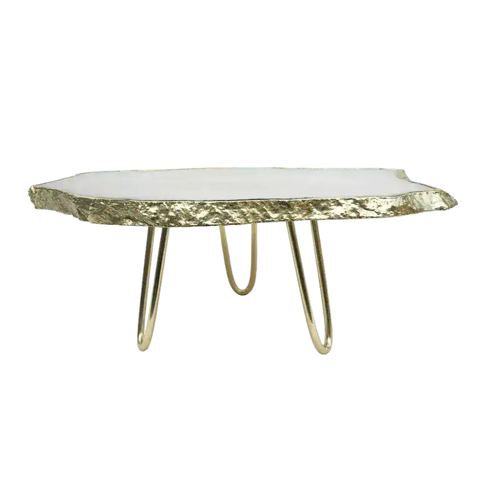 White Agate Cake Stand