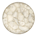 White Agate Countertop Lazy Susan Centerpiece