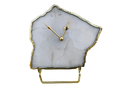 White Agate Large Wall Table Clock