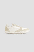 Jil Sander 1970s-Inspired Nylon and Suede Sneaker — White