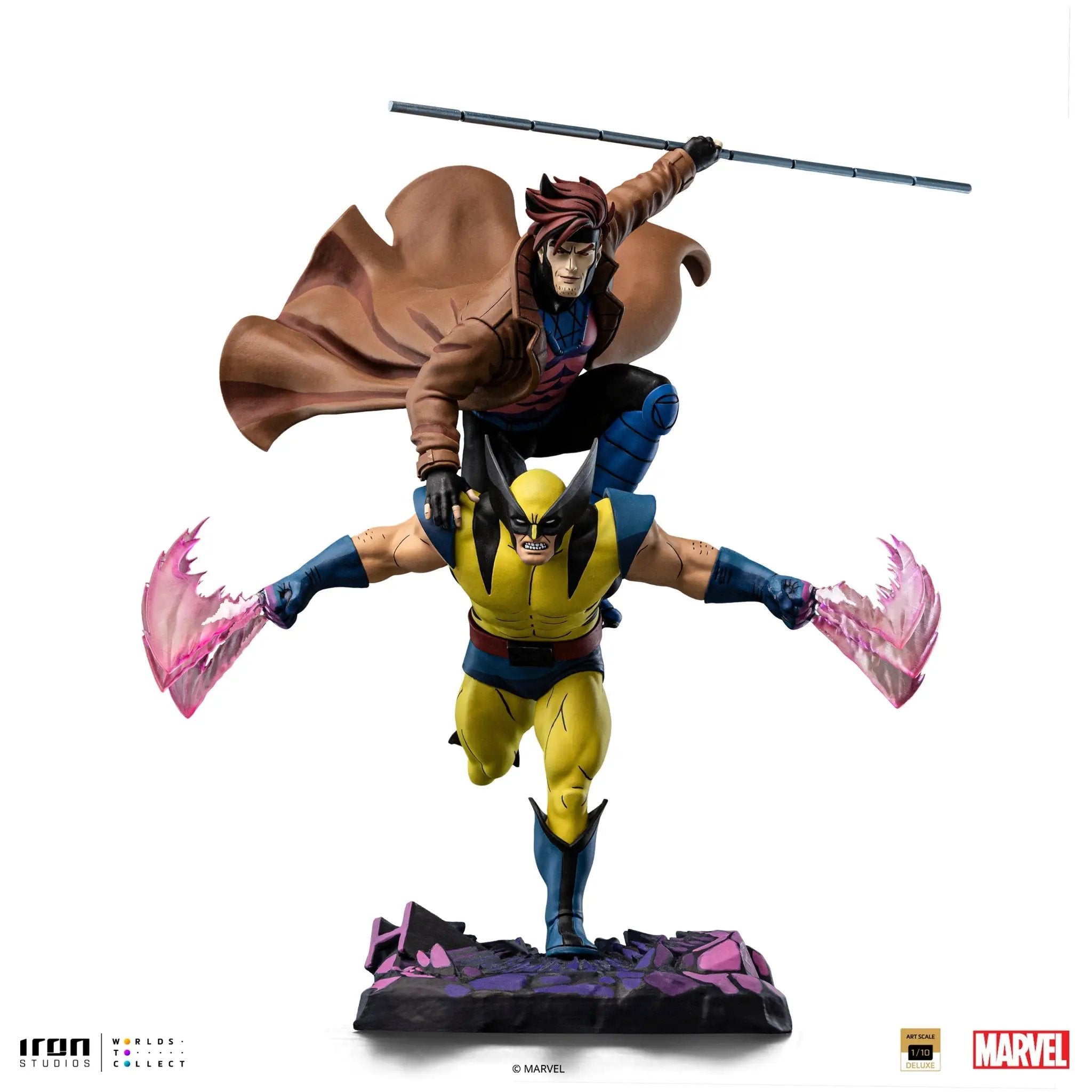 Statue Gambit e Wolverine - X-Men 97 - Art Scale 1/10 - Iron Studios
