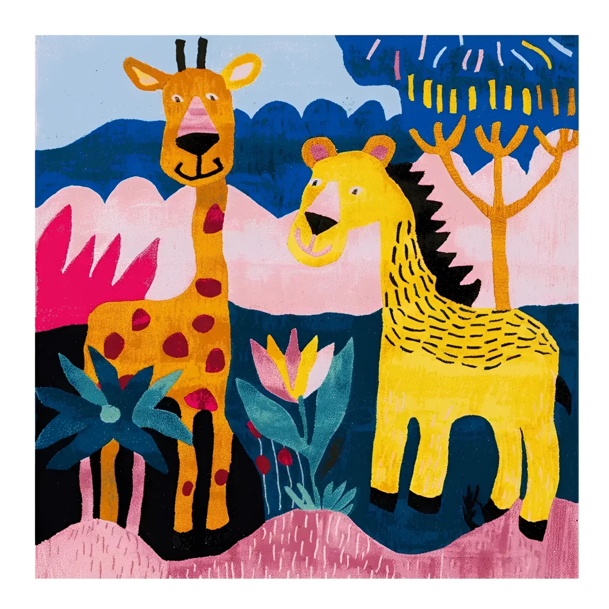 Wild & Whimsical Hand Tufted Rug