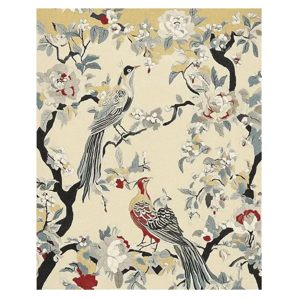 Willow Bird Serenade Hand Tufted Rug
