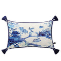 Willow Dynasty Toile Pillow Cover