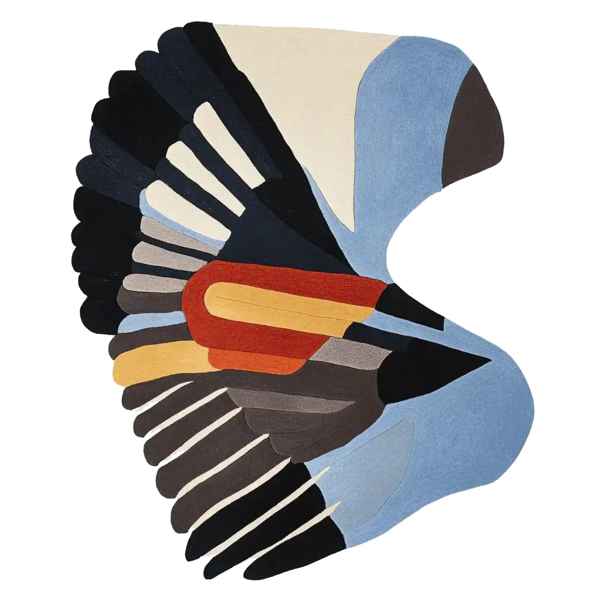 Wings in Motion Hand Tufted Rug