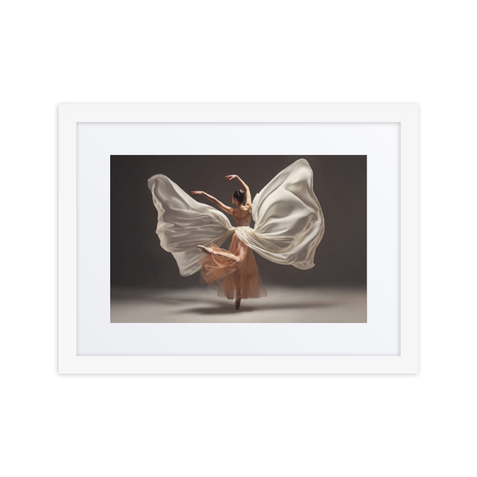 Wings of Grace | Dance-Art Framed Poster #51 (17.5" H x 21.5" W)