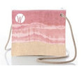 Shoreline Blush Slim Crossbody Handmade in Maine from Recycled Sails