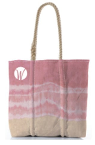 Shoreline Blush Medium Tote Handmade in Maine from Recycled Sails