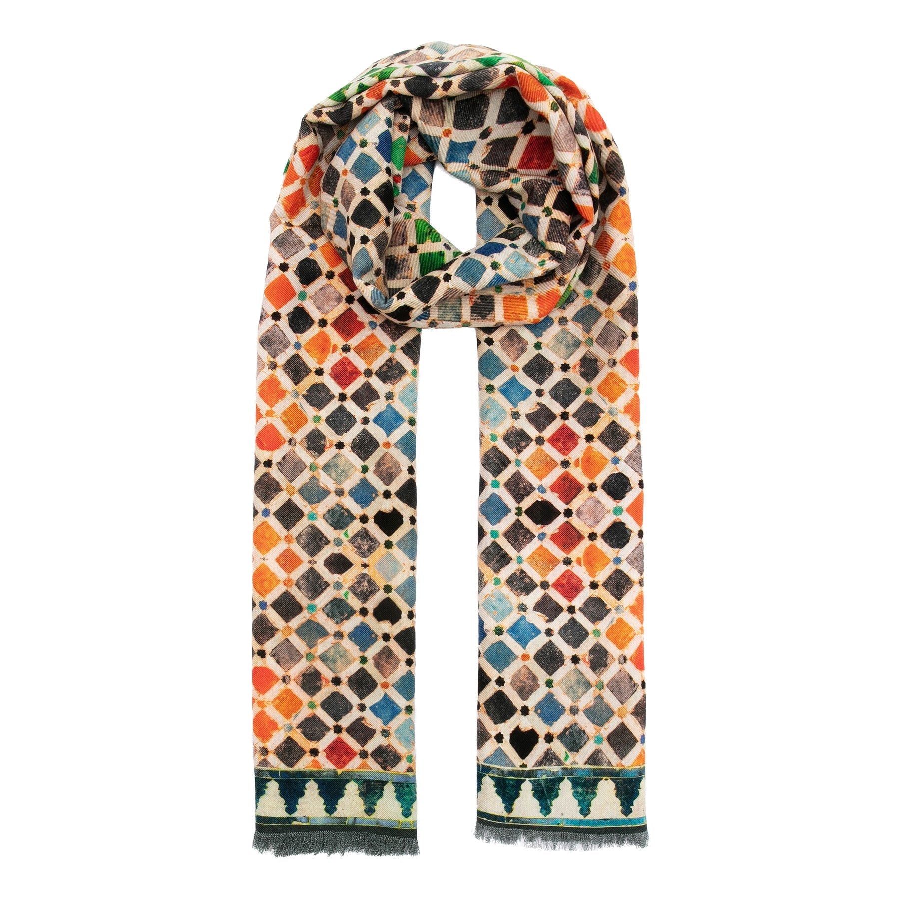 Silk Wool Scarf Comares