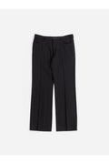 Balenciaga Tailored Wool Crepe Trousers — Black