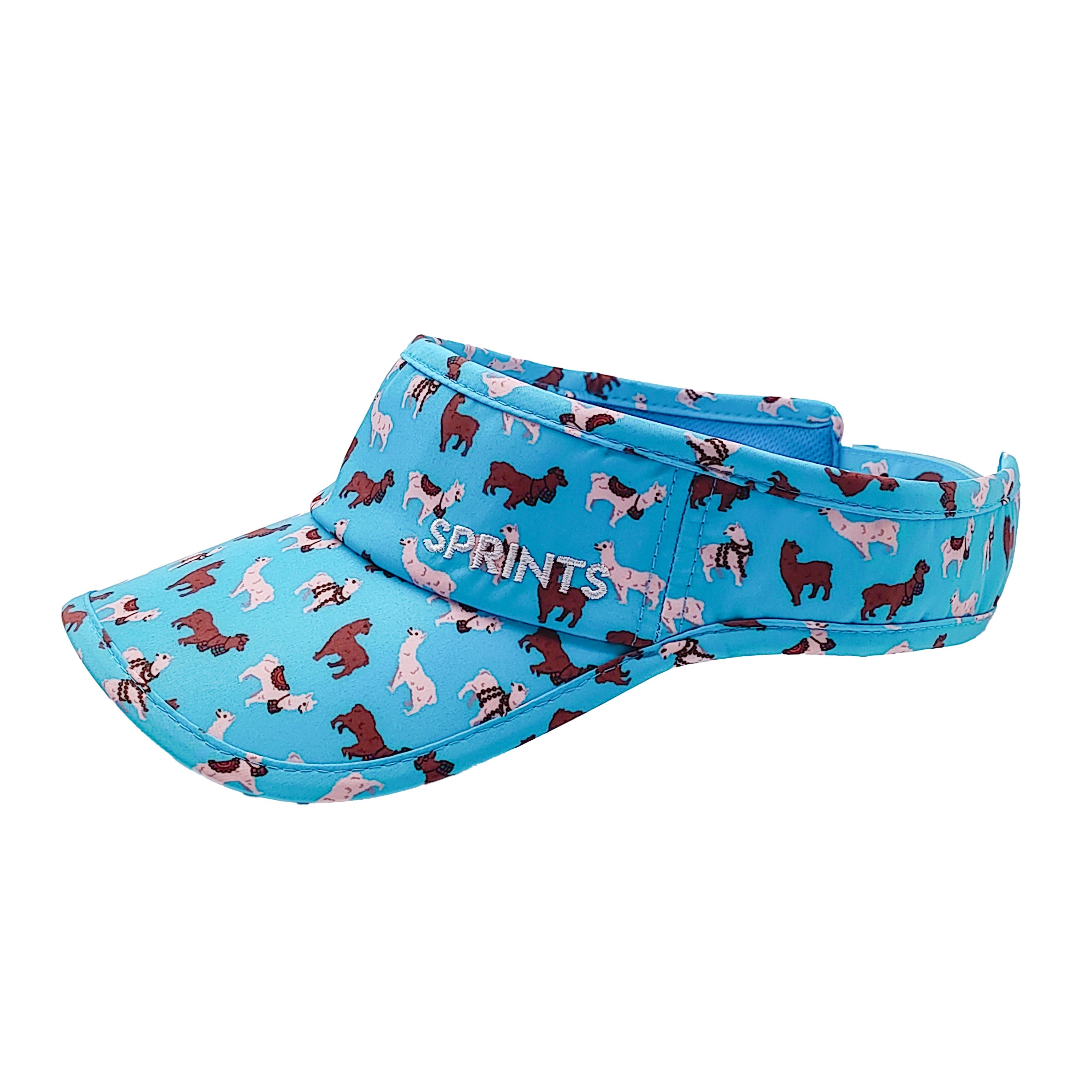 Sprints Wooly Cooly Llamas Visor (Unisex)
