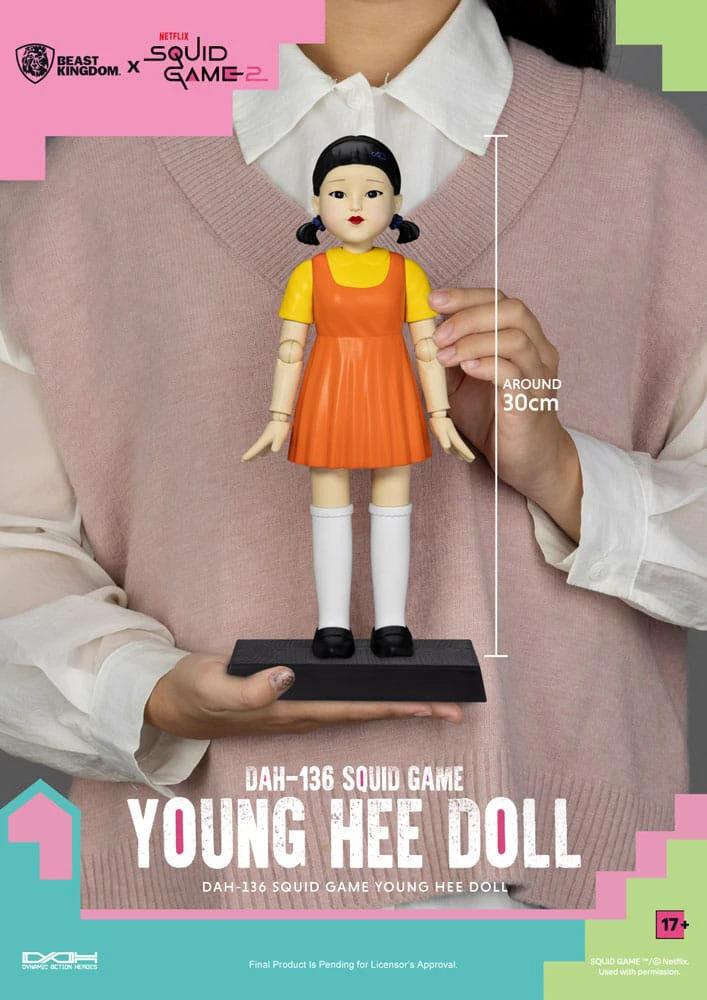 Squid Game Figura con sonido Young Hee Doll 30 cm