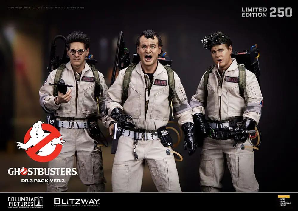 Ghostbusters Los Cazafantasmas Pack de 3 Figuras Premium UMS 1/6 Venkman, Stantz, Spengler Ver. 2 31 cm
