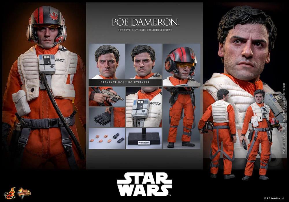 Star Wars Figura 1/6 Poe Dameron 30 cm