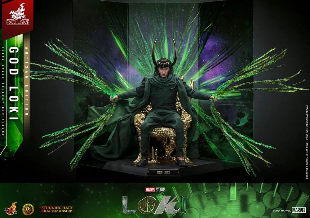 Figura DX 1/6 God Loki Artisan Edition Hot Toys Exclusive 31 cm