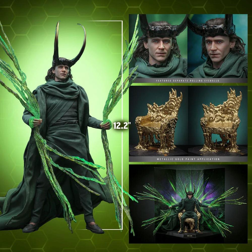 Figura DX 1/6 God Loki Artisan Edition Hot Toys Exclusive 31 cm