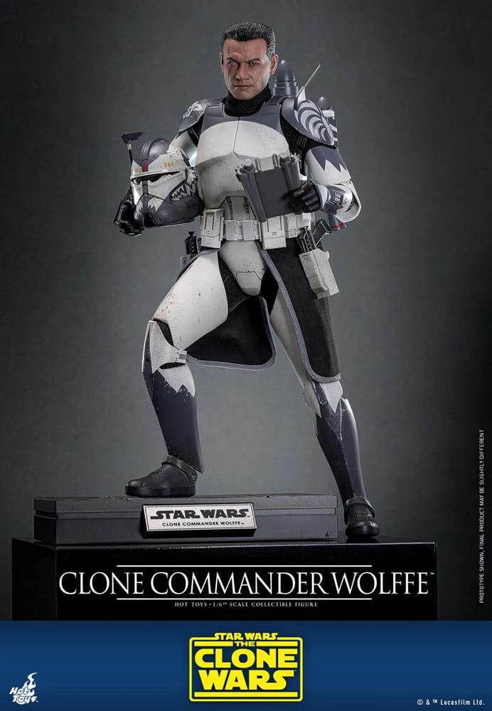 Star Wars: The Clone Wars Figura 1/6 Clone Commander Wolffe 30 cm