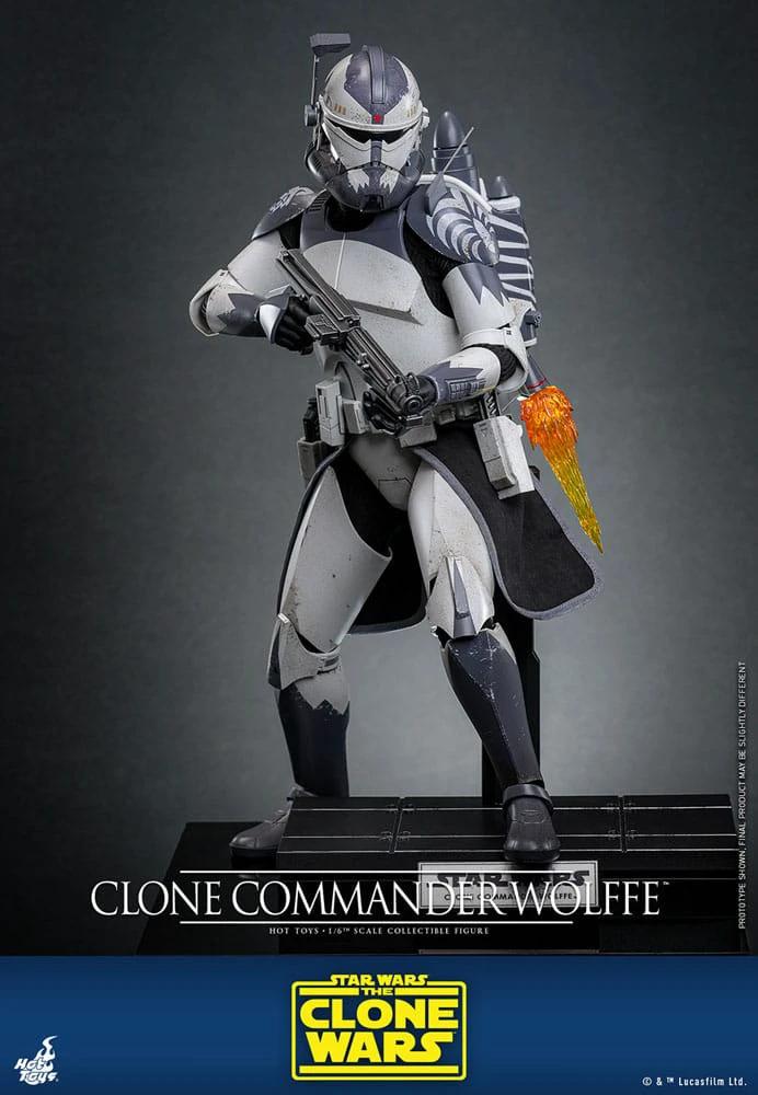 Star Wars: The Clone Wars Figura 1/6 Clone Commander Wolffe 30 cm