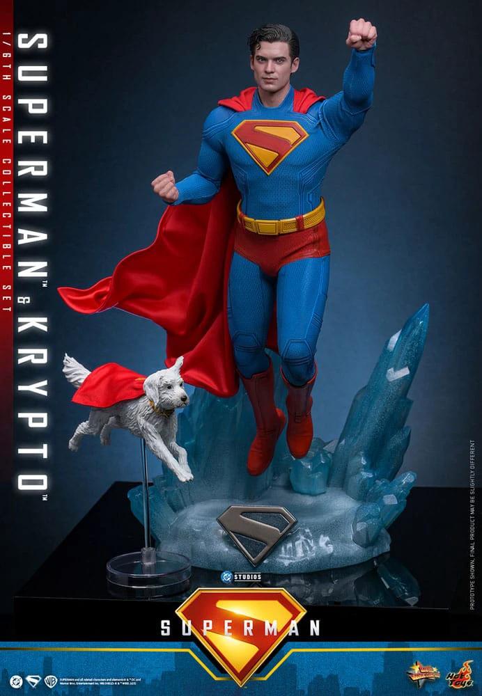 Superman (2025) Figura Movie Masterpiece 1/6 Superman & Krypto 33 cm MMS812