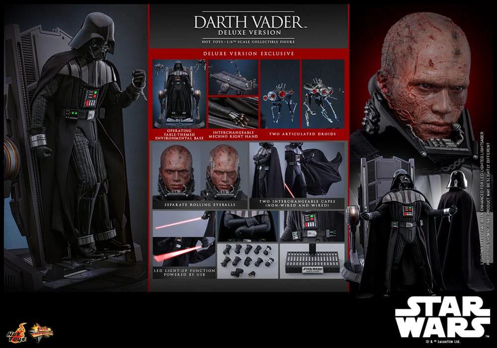 Star Wars: Episodio III - La venganza de los Sith Figura Movie Masterpiece 1/6 Darth Vader DX 35 cm MMS811