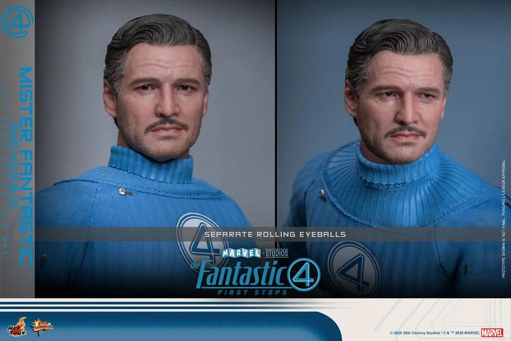 Los Cuatro Fantásticos: primeros pasos Pack de 2 Figuras Movie Masterpiece 1/6 Mister Fantastic & H.E.R.B.I.E. 30 cm