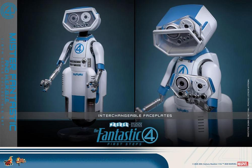 Los Cuatro Fantásticos: primeros pasos Pack de 2 Figuras Movie Masterpiece 1/6 Mister Fantastic & H.E.R.B.I.E. 30 cm