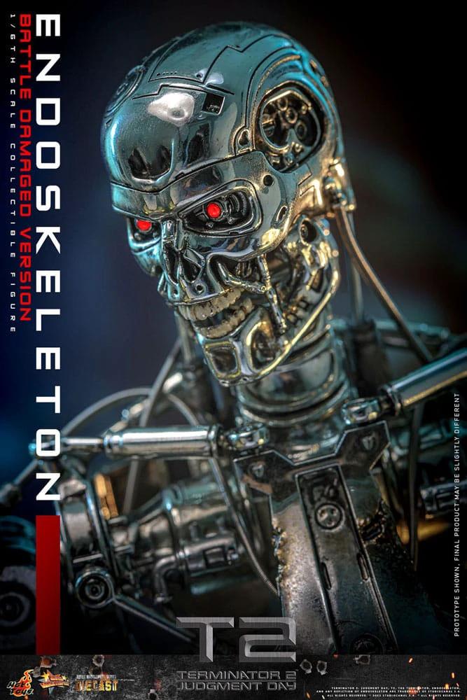 Terminator 2: el juicio final Figura Movie Masterpiece Die-cast 1/6 Endoesqueleto (Battle Damaged Version) 31 cm