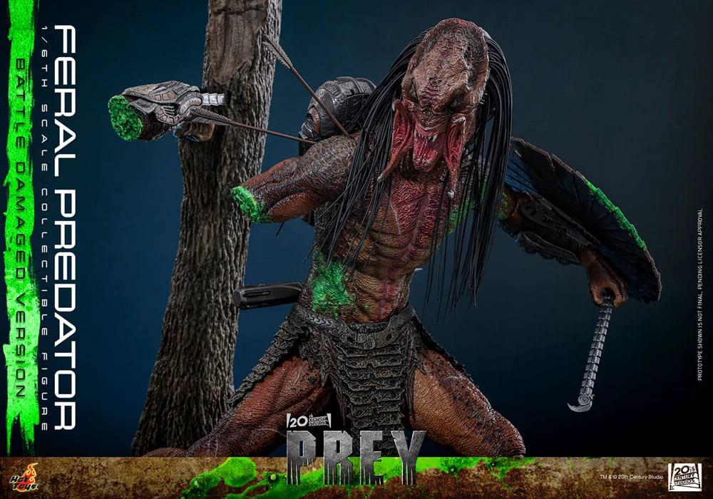 Prey Figura 1/6 Feral Predator (Battle Damaged Version) 37 cm