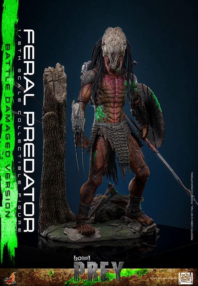 Prey Figura 1/6 Feral Predator (Battle Damaged Version) 37 cm