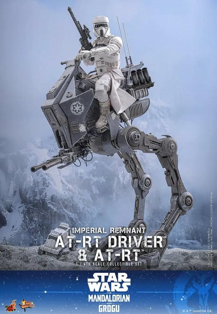 Star Wars: The Mandalorian & Grogu Movie Masterpiece Set de Figuras 1/6 Imperial Remnant AT-RT Driver & AT-RT 60 cm