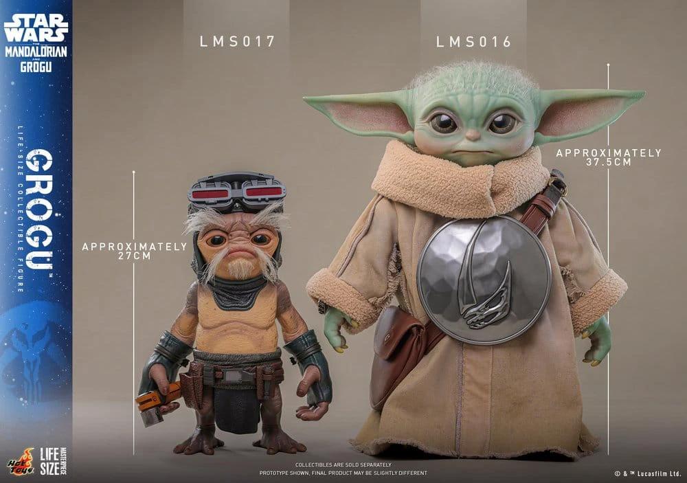 Star Wars: The Mandalorian & Grogu Figura a escala real Grogu 38 cm
