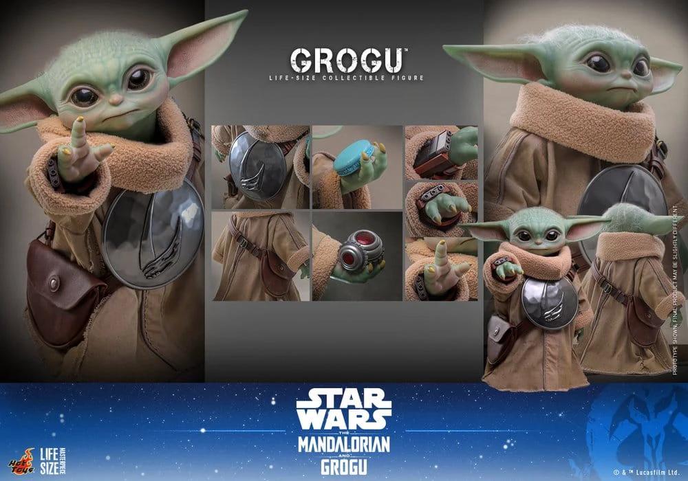 Star Wars: The Mandalorian & Grogu Figura a escala real Grogu 38 cm