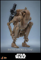Star Wars: The Phantom Menace Movie Masterpiece Set de Figuras 1/6 Battle Droid & STAP 32 cm