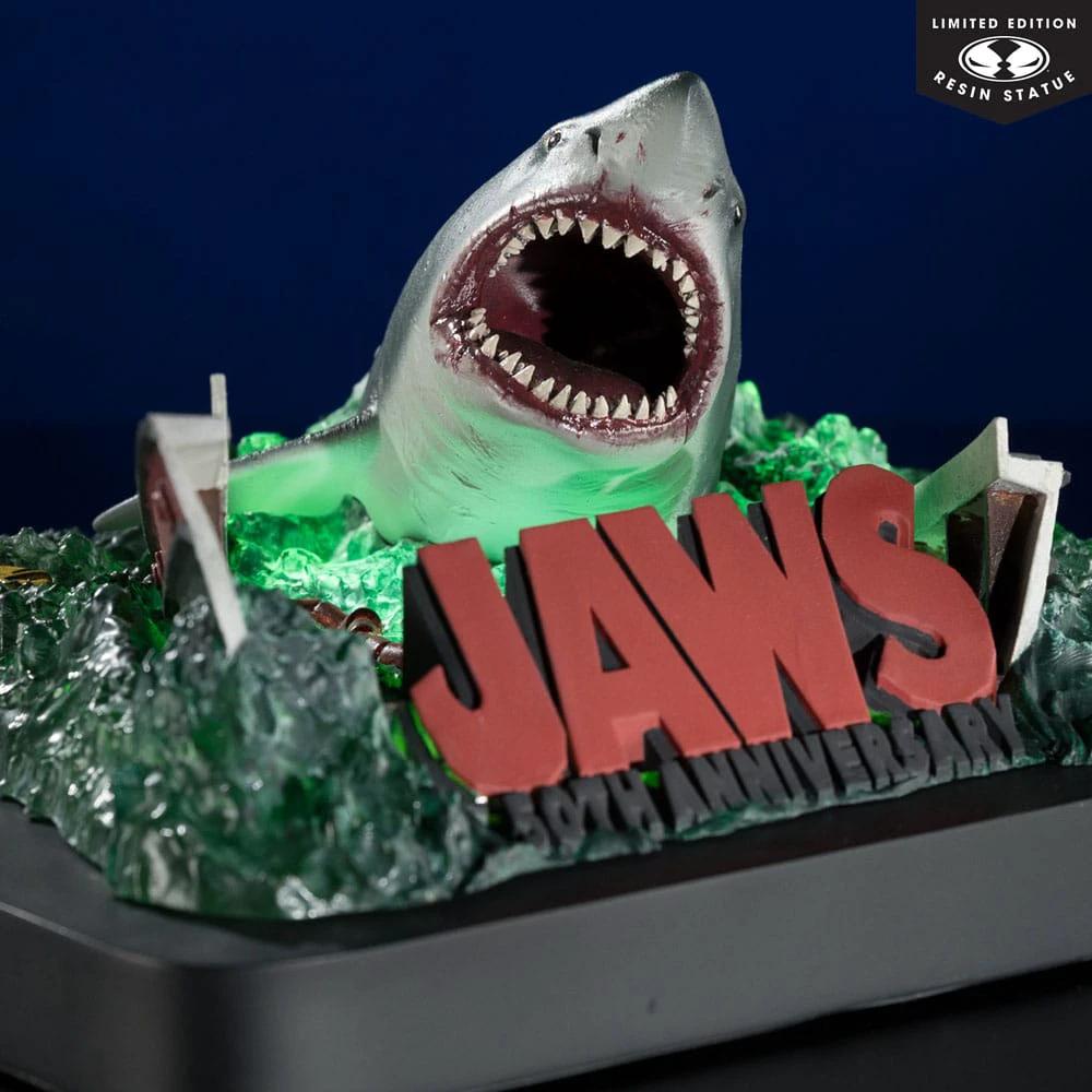 Tiburón Estatua 1/48 Poliresina Jaws (50th Anniversary) 25 cm